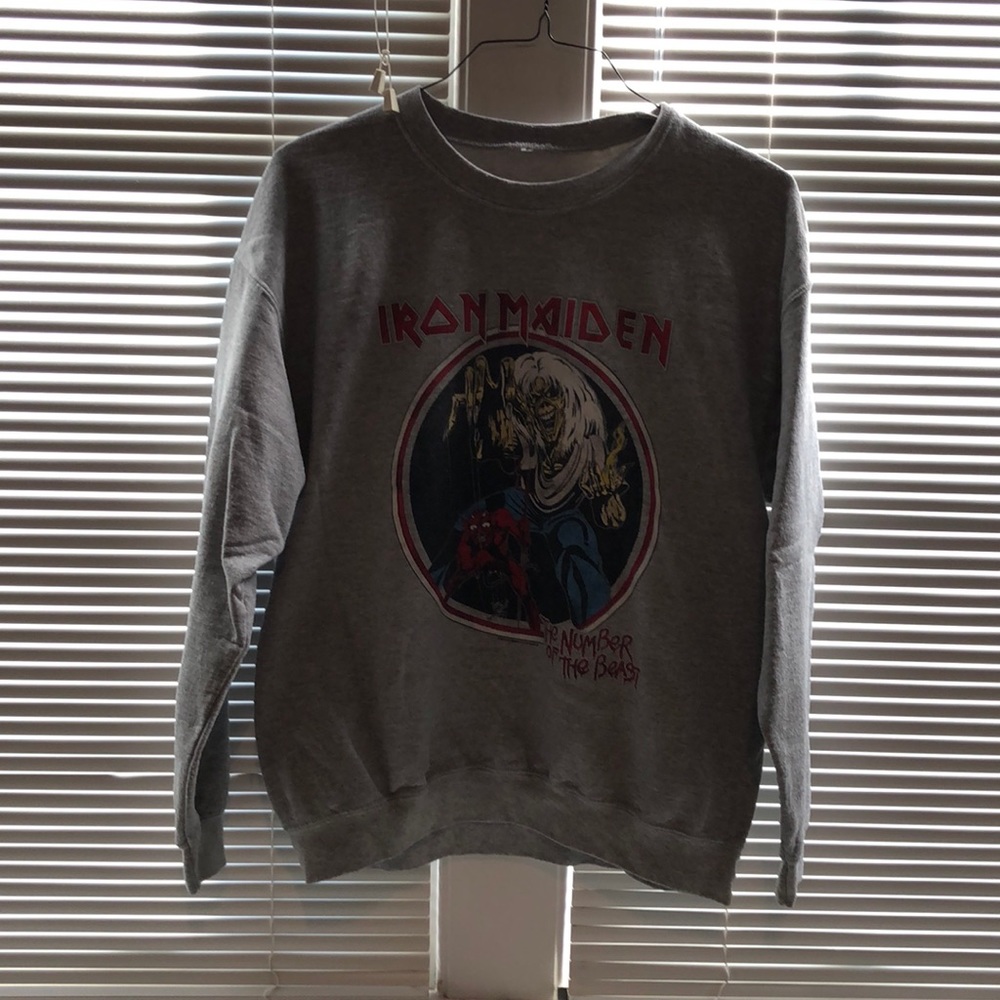 Grey Band Crewneck